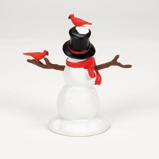Department 56 Cardinal Christmas Snowman