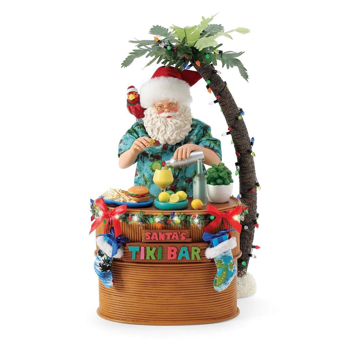 Department 56 Santa's Tiki Bar