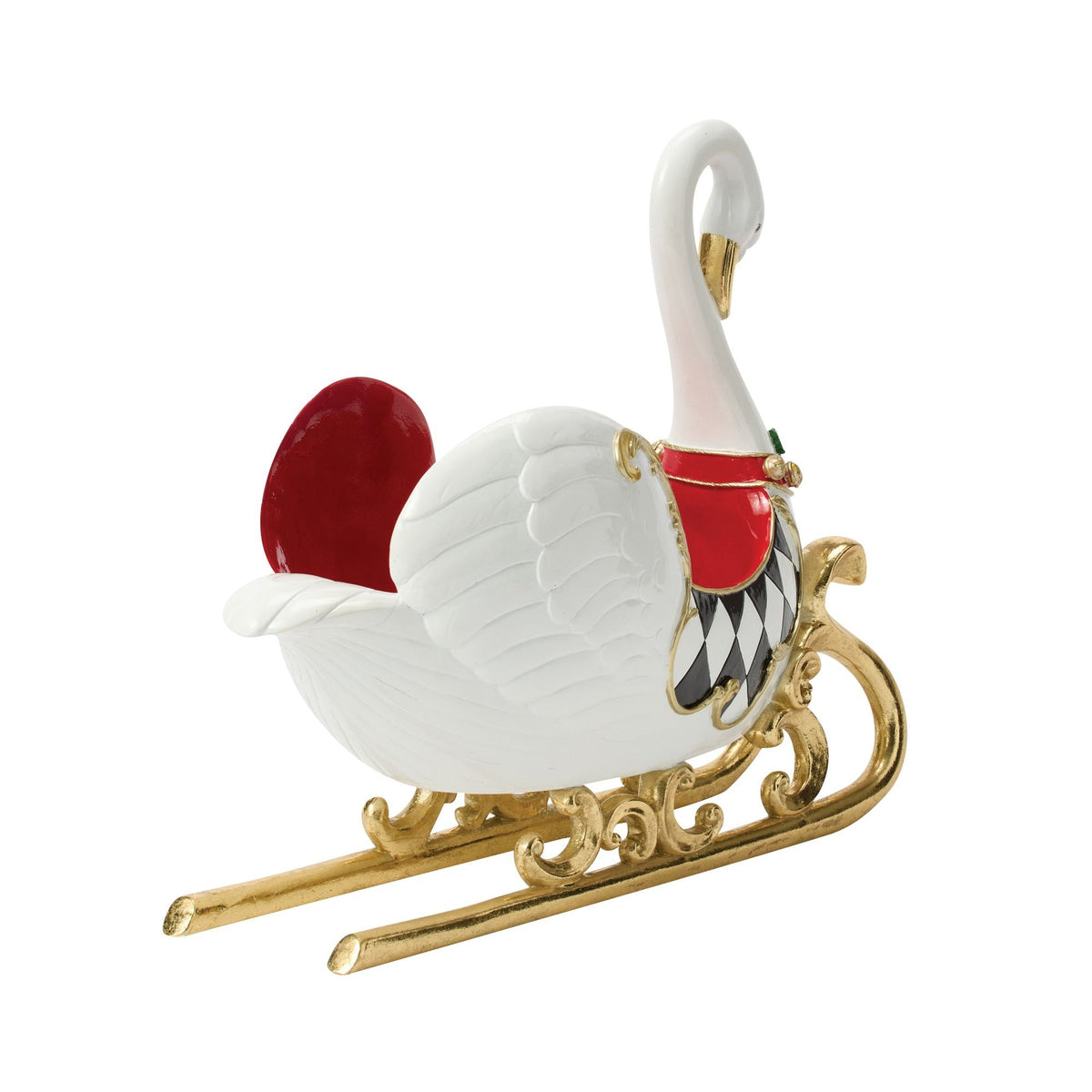 Department 56 Swan Sleigh
