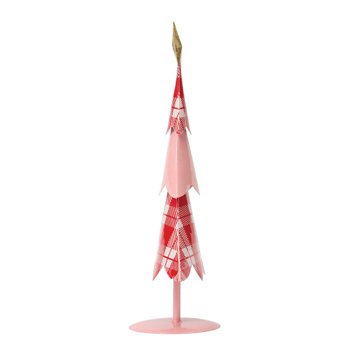 Department 56 Pink and Red Christmas Tree