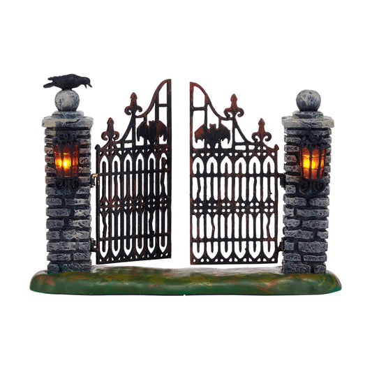 Department 56 Spooky Wrought Iron Gate