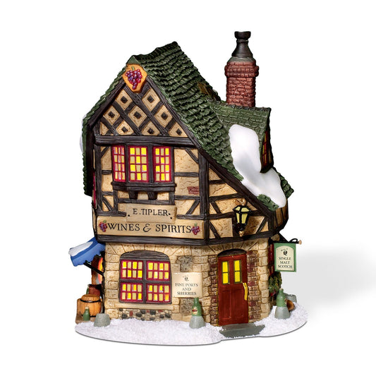 Department 56 E Tipler Agent Wine Spirits