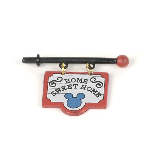 Department 56 Mickey's Cratchits' Cottage Home Sweet Home Sign