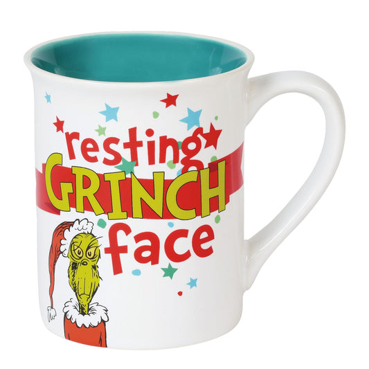 Department 56 Resting Grinch Face Mug