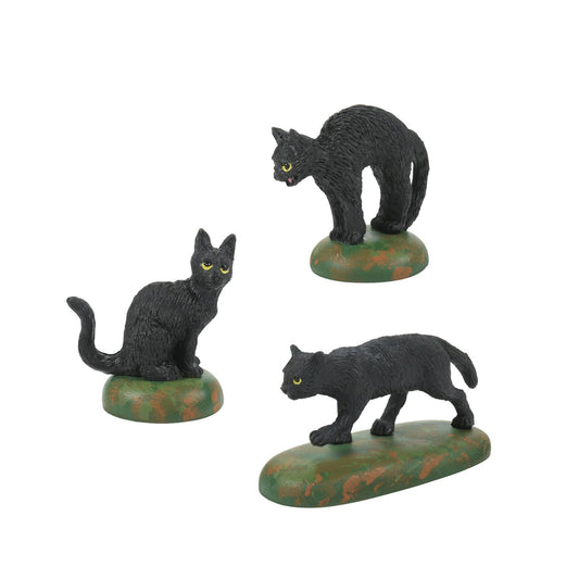 Department 56 A Clowder Of Black Cats
