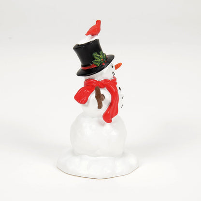 Department 56 Cardinal Christmas Snowman