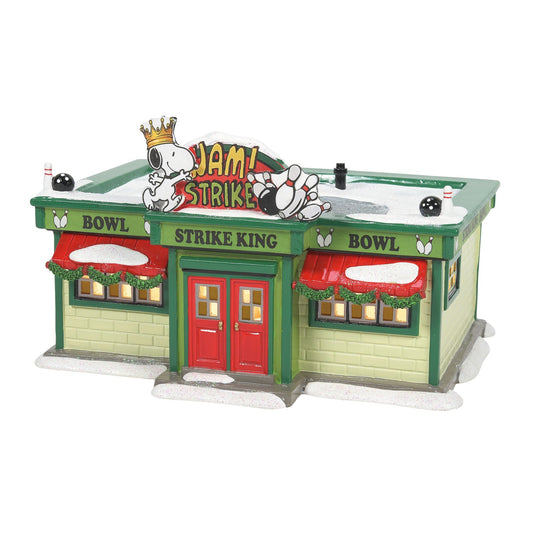 Department 56 Strike King Bowling Alley