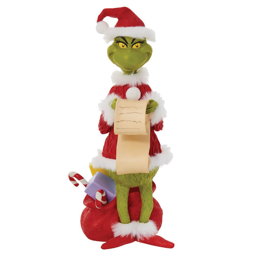 Department 56 Grinch Checking His List