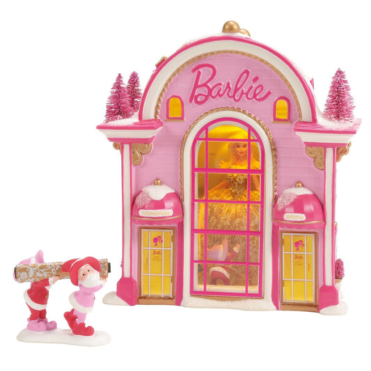 Department 56 Barbie Gown Boutique S/2
