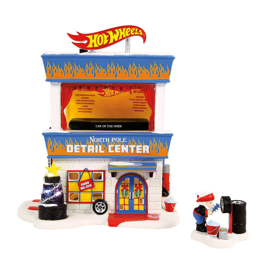 Department 56 Hot Wheels Detail Center S/2