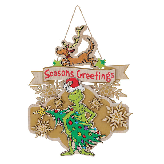 Department 56 Grinch and Max Wall Decor