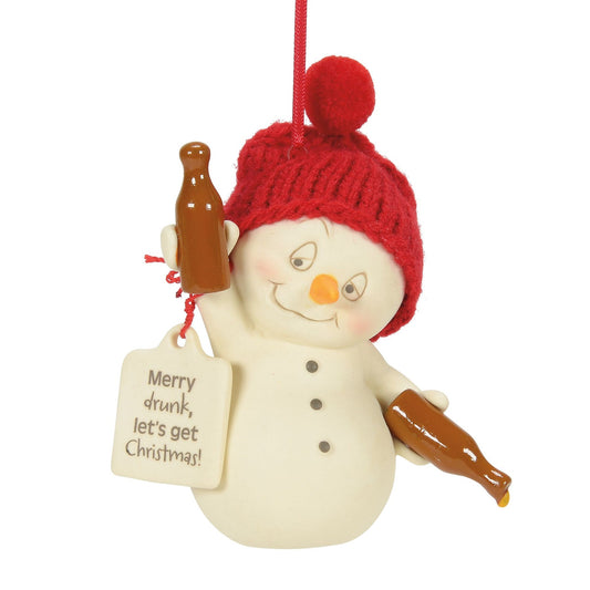 Department 56 Merry Drunk Christmas ornament