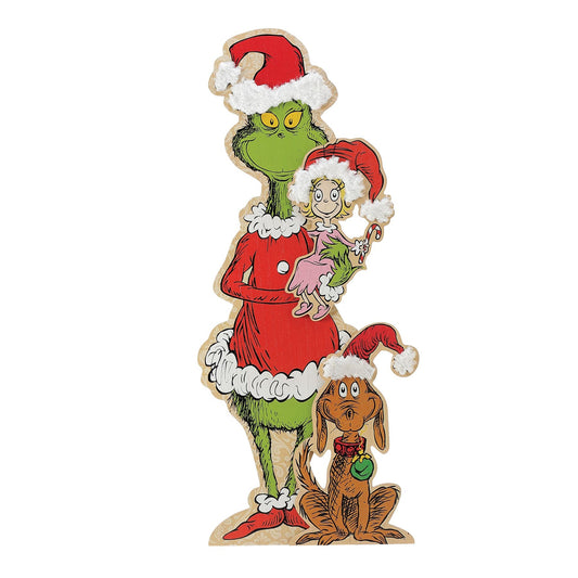 Department 56 Grinch Easel Floor Decor