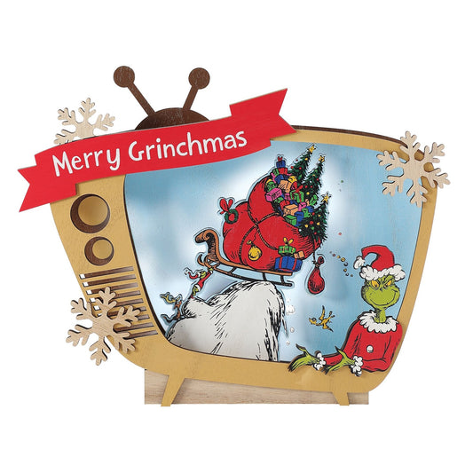 Department 56 Grinch TV Table Decor