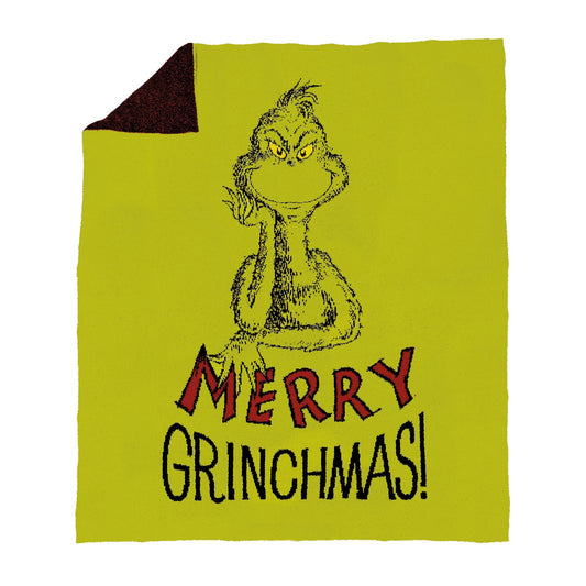 Department 56 Merry Grinchmas Soft Blanket