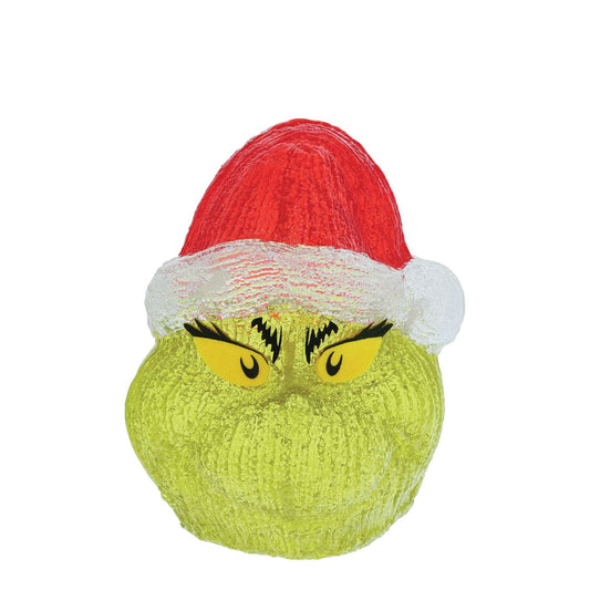 Department 56 Grinch Head 8" Lit Fig