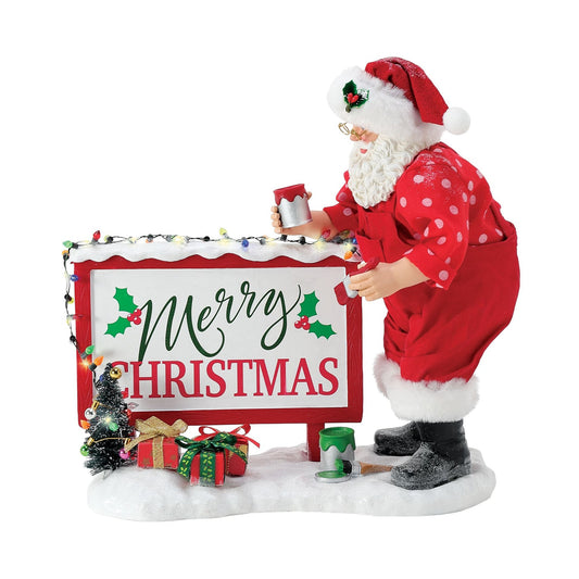 Department 56 North Pole Greeting