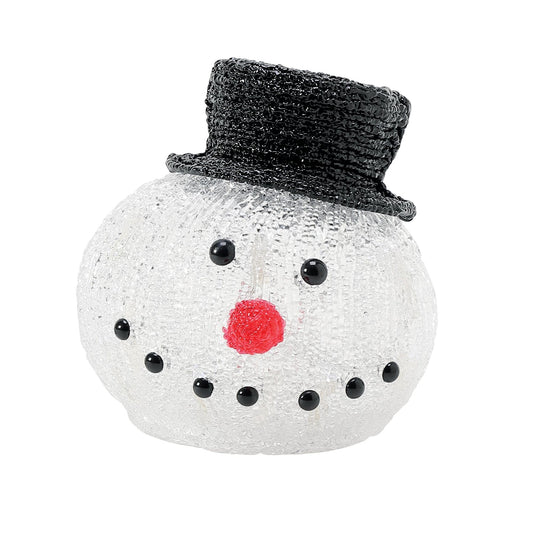 Department 56 Snowman Head LED Decor