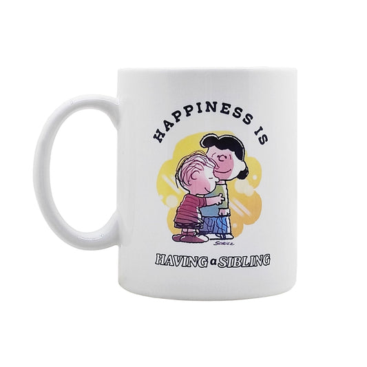 Department 56 PNUTS Having a Sibling Mug