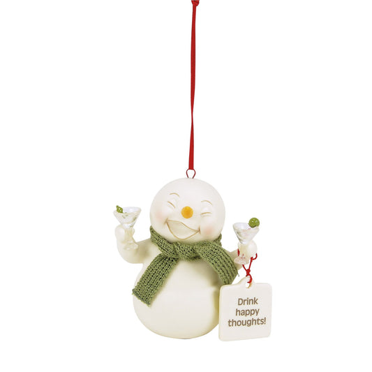 Department 56 Drink Happy Thoughts ornament