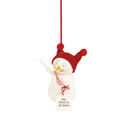 Department 56 Sips About to Go Down ornament