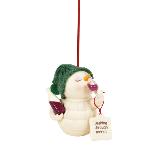 Department 56 Dashing Through Merlot orn