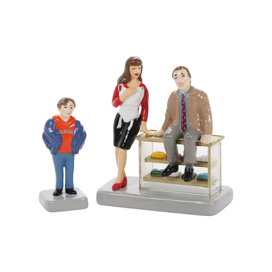 Department 56 Can't See Line Can You Russ?