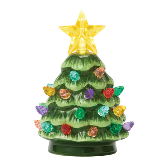 Department 56 Lit Ceramic Christmas Tree S