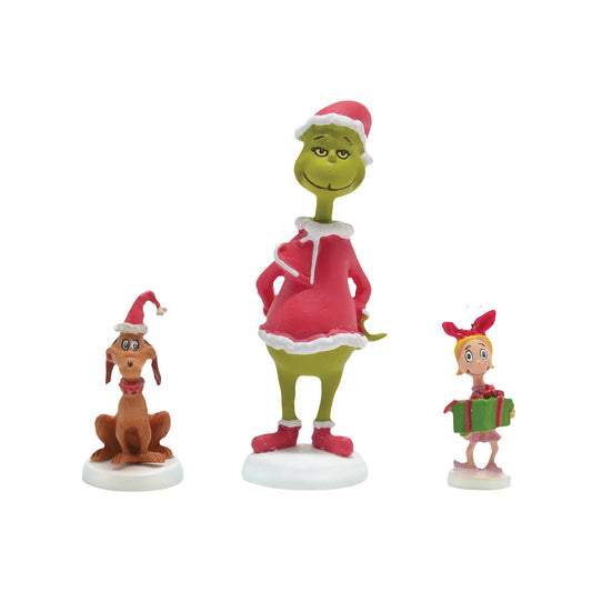 Department 56 Grinch Max & Cindy-Lou Who