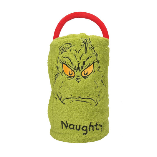Department 56 Naughty Nice Grinch SnowThrow